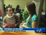 Continúan los reclamos por el pago del impuesto predial en Quito