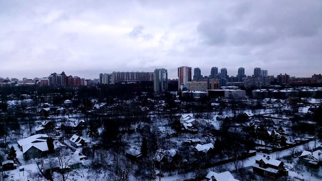 Fly IQ4516 Tornado Slim, тест камеры - Зимний день