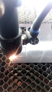 High speed laser cutting machine.