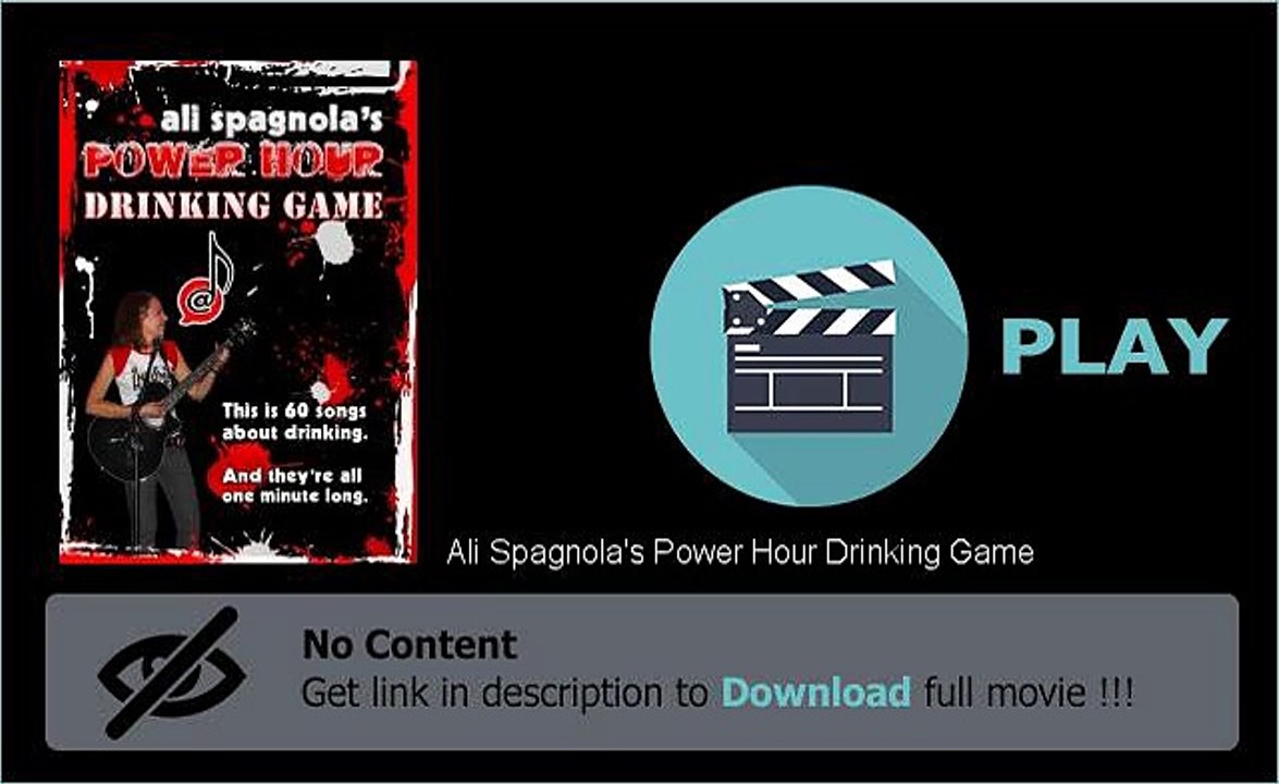 Download Ali Spagnola's Power Hour Drinking Game Movie Divx