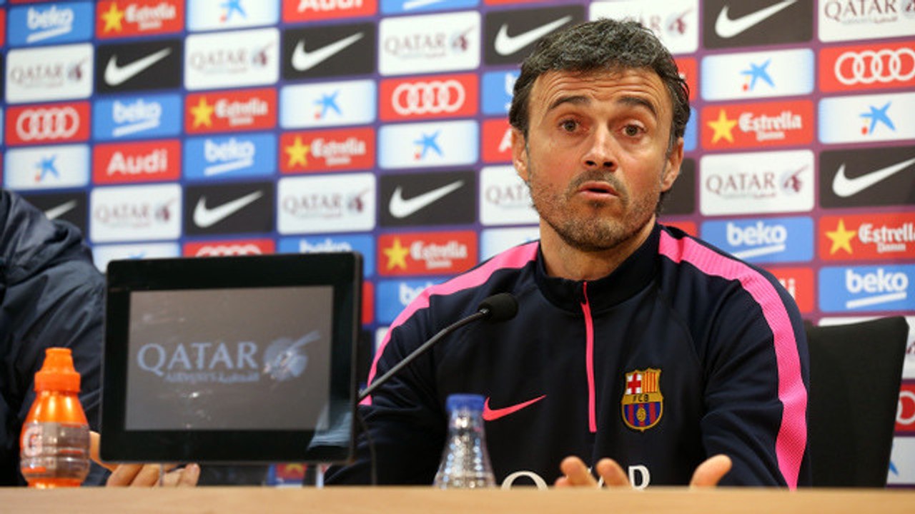 Luis Enrique: “El reto es seguir ganando partidos y puntos”
