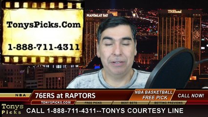 Toronto Raptors vs. Philadelphia 76ers Free Pick Prediction NBA Pro Basketball Odds Preview 1-14-2015