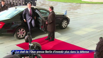 Le chef de l'Otan presse Berlin d'investir plus dans la défense