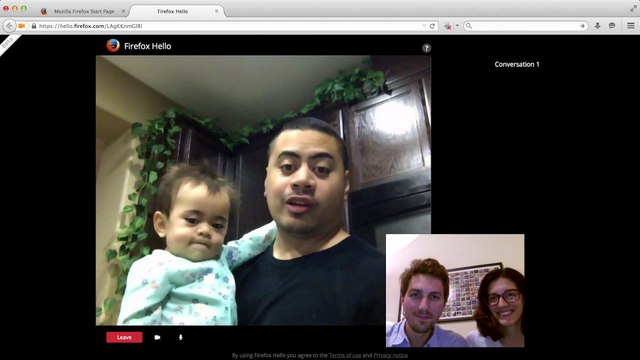 Firefox 35 con Firefox Hello per comunicare dal browser