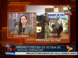 Autoridades de Colombia para proteger a activistas