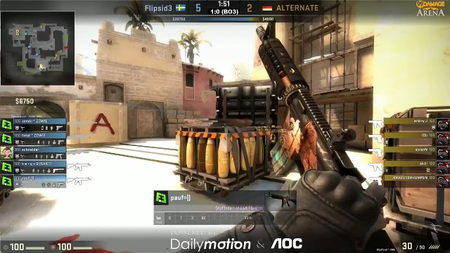 99Damage Arena #4 - ALTERNATE vs. Flipsid3 Tactics (de_mirage) Map 2