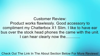 ChatterBox X1 Slim Intercom Universal Headset with 3.5mm Adapter - Black Review