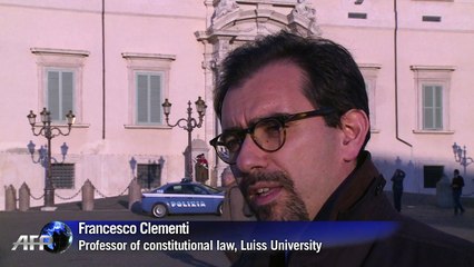 Italy's President Giorgio Napolitano steps down