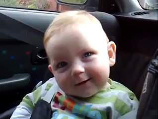 Cute baby fighting sleep!!