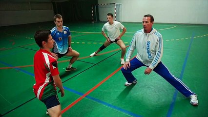 L'échauffement avant la pratique de la pelote