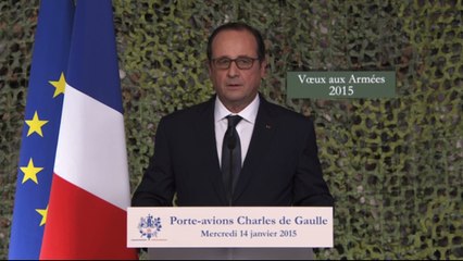 Allocution lors des voeux aux Armées