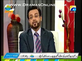 Dr Aamir Liaquat Calling Legendary Actor Shakeel A Khabees On His Face In His Live Morning Show