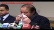 Nawaz Sharif  cleaning Nose And mouth With Same Handkerchief