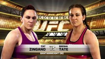 EA Sports UFC  Cat Zingano vs Miesha Tate Playstation 4 HD Gameplay