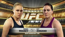 EA Sports UFC  Ronda Rousey vs Cat Zingano Playstation 4 HD Gameplay