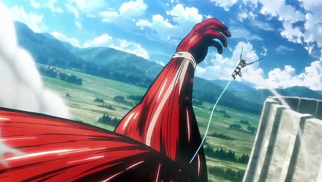 eran vs colossal titan : attack on titan