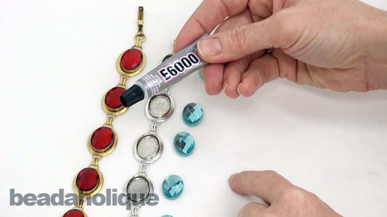 How to Make a Quick and Easy Bezel Bracelet