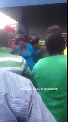 Así estuvo la cola para comprar pañales en Maracaibo