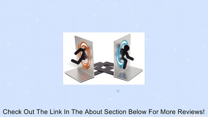 ThinkGeek - Portal Bookends Blue & Orange Portal Review