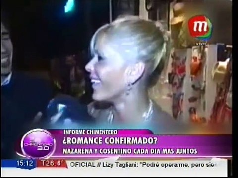 Informe: Nazarena Vélez y Cosentino ¿romance confirmado?