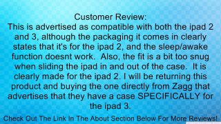 ZAGGfolio Keyboard Case for iPad 2/3/ iPad - Carbon/Black Review