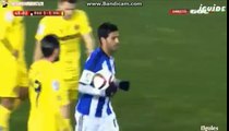 Goal Carlos Vela Real Sociedad vs Villarreal 1-1 [14-01-2015] Copa Del Rey 2015