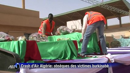 Burkina: obsèques des victimes burkinabè du crash d'Air Algérie