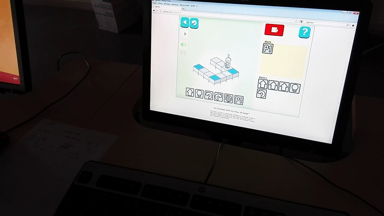 Apprendre à coder avec LightBot 1/2