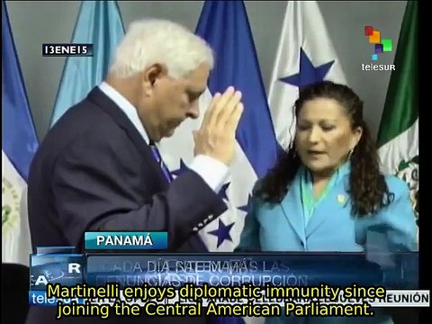 Panamanians demand investigation of former President Martinelli