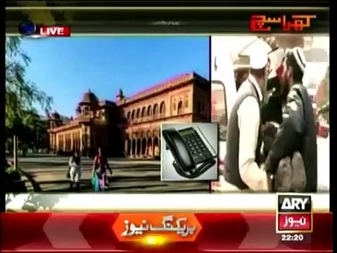 Khara Sach 13 January 2015 on Ary News with Mubashir Lucman