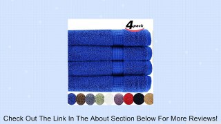 4 Luxury Combed Cotton Large Bath Towels Review