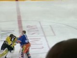 Finnish hockey - Goalie fight