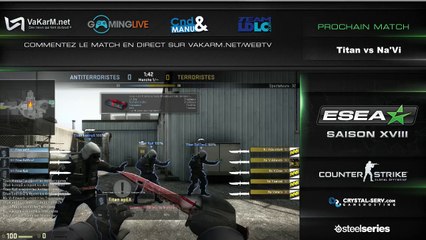 ESEA XVIII - Titan vs NaVi - Nuke