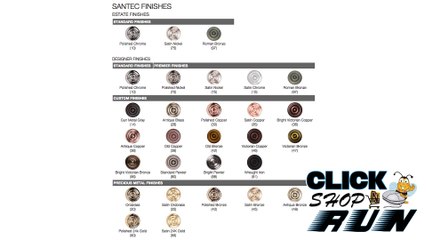 Santec Monarch Crystal Lavatory Faucet