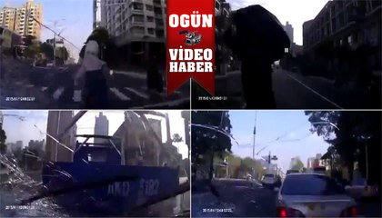 İki kişiye ve araçlara çarptı devam etti