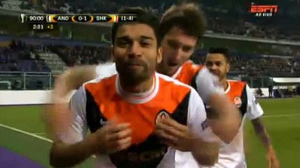 Eduardo Goal Anderlecht 0 - 1 Shakhtar Europa League 17-3-2016