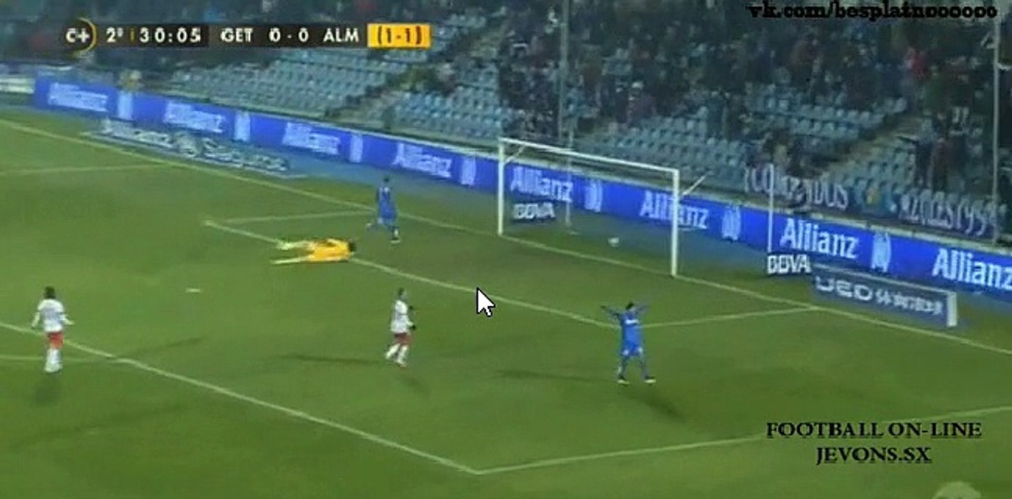 Getafe v Almería 1-0 14/1/2015