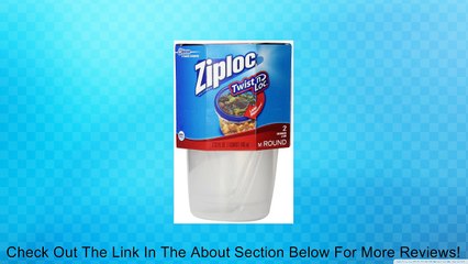 Ziploc Twist N Loc Round Container, Medium Review