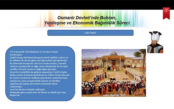 AÖF Dersleri 1. Ünite Atatürk İlkeleri ve İnkılap Tarihi-I Osmanlı Devleti’nde Yenileşme Çabaları
