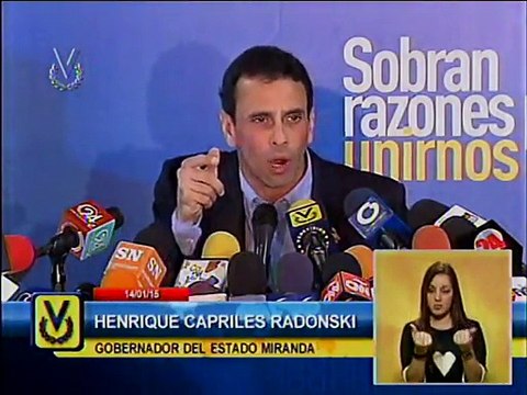 Henrique Capriles aseveró que cuando un gobierno roba al pueblo es hora de cambiarlo