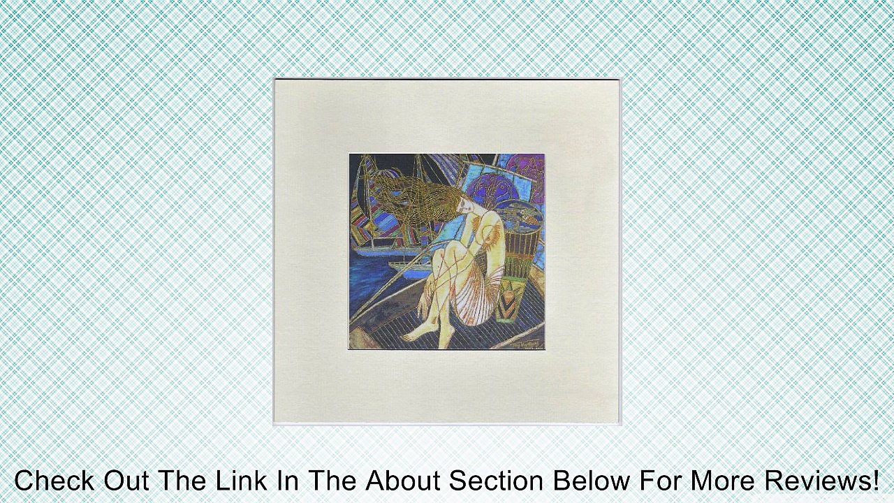 King Silk Art, 100% Handmade Suzhou Silk Embroidery, 8x8 inch - Goddess on the Dock 15061 Review