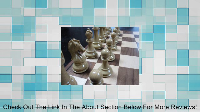 Abigail Chess Inlaid Wood Folding Board Game with Pieces - 21 Inch Set Review