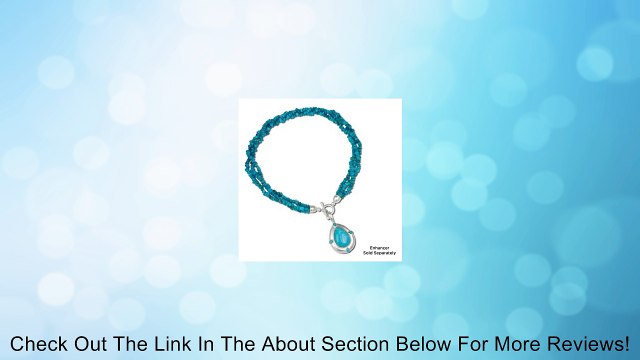 Sterling Silver Dark Blue Kingman Turquoise Triple Strand Torsade, 20 Inch Review