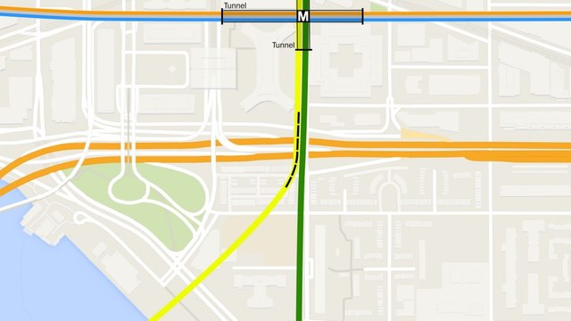 What happened inside the Metro tunnel?