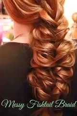 Messy Fishtail Braid Tutorial