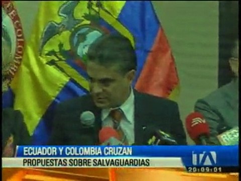 Ecuador y Colombia cruzan propuestas sobre salvaguardias