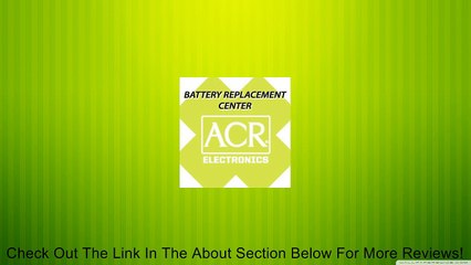 ACR FBRS 2898 Battery Service - PLB-300 MicroFix Review