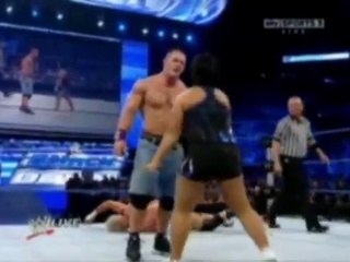 John Cena Kisses Vickie Guerrero
