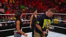 John Cena and AJ Lee Kiss - WWE Raw 11-19-12