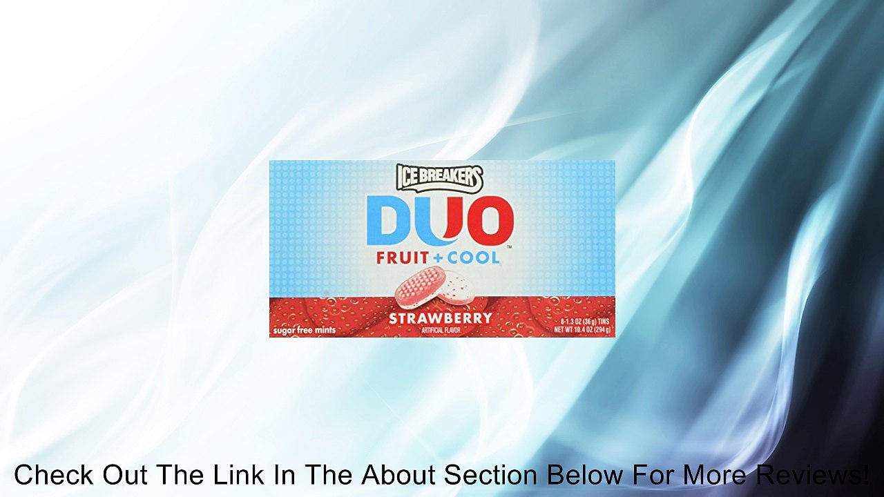 Ice Breakers Duo Fruit Plus Cool Mints, 1.3 Ounce Containers (Pack of 8) Review